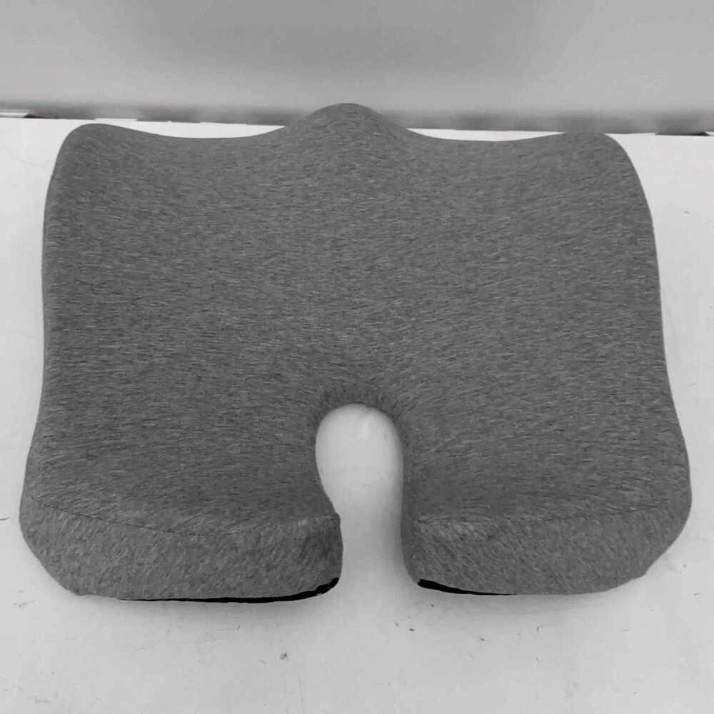 Cushion Lab Gray Ergonomic Cloud Cradle Seat Cushion Orthopedic Nonslip Standard